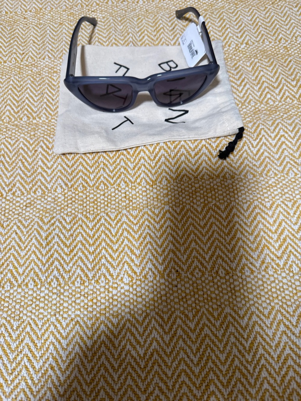 Madewell Gray Frame Sunglasses with Smoke Lenses